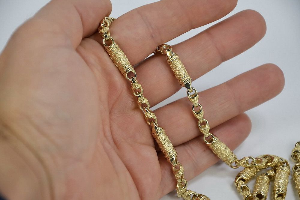 Złoty łańcuszek 14k 585 Królewski Gotycki cc057y Poznań biżuteria