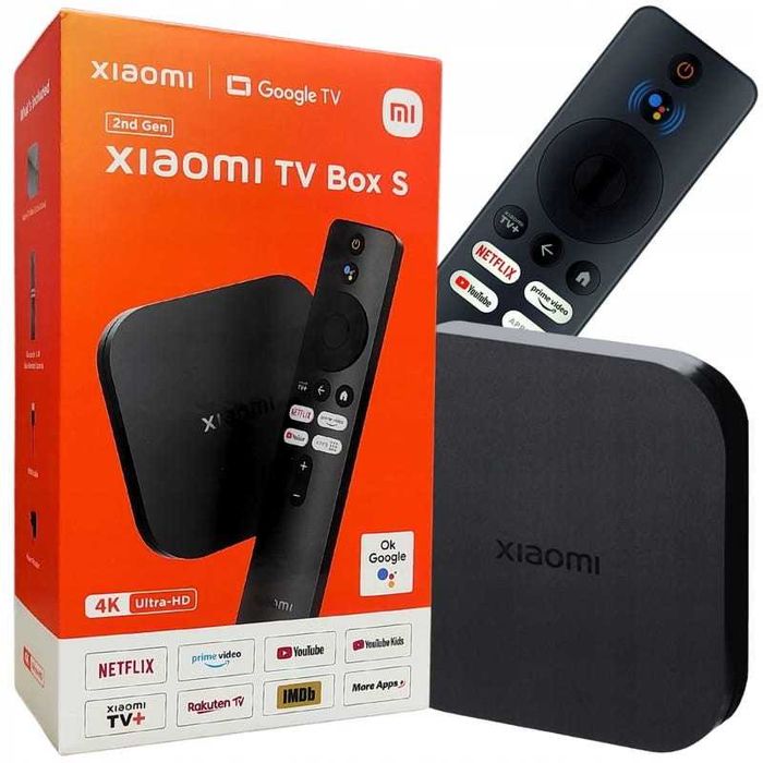 Xiaomi Mi TV Box S 4K 2nd Gen Android TV Novas Garantia 3 anos Fatura