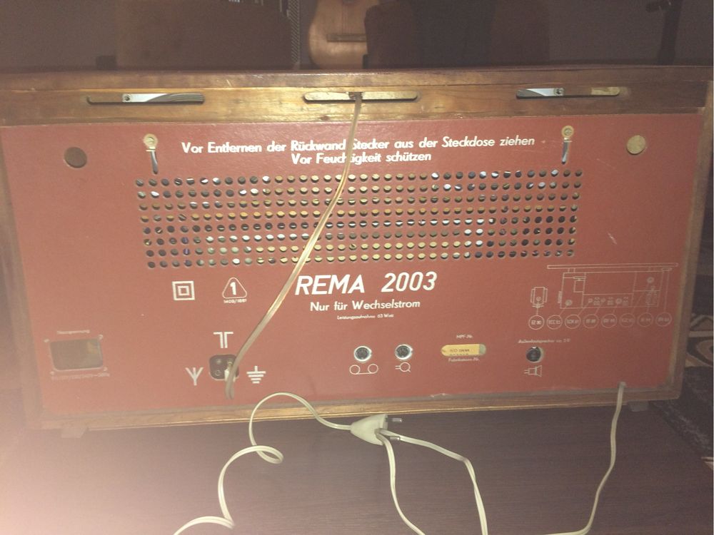 Radio lampowe REMA 2003