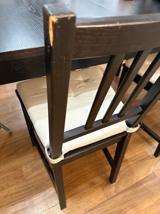 Mesa de jantar Ikea extensível + cadeiras