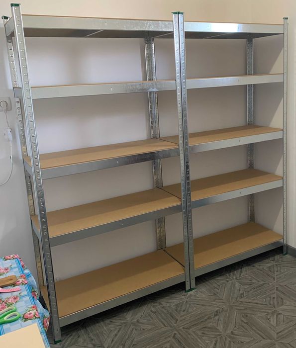 Стелаж оцинкований, полиці ДСП або метал