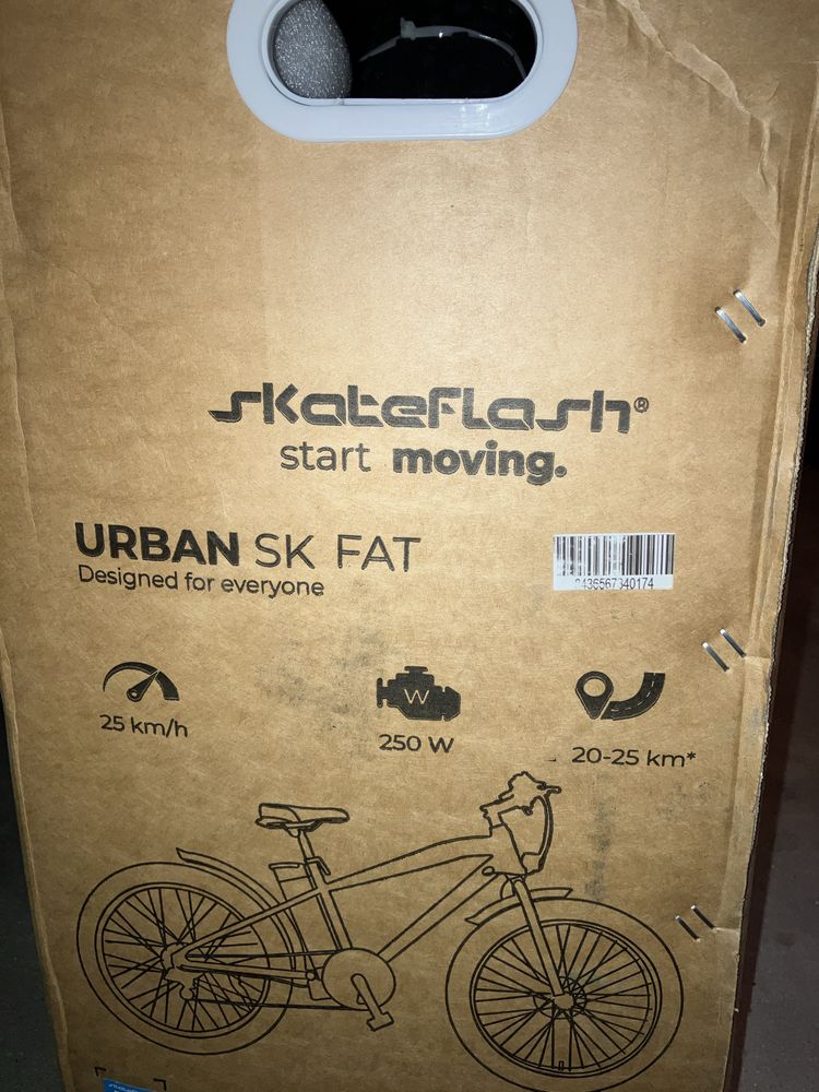 Bicicleta eletrica SkateFlash Urban FAT [nova]