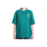 Футболка AMI Paris Ami de Coeur Lurex T-Shirt Green