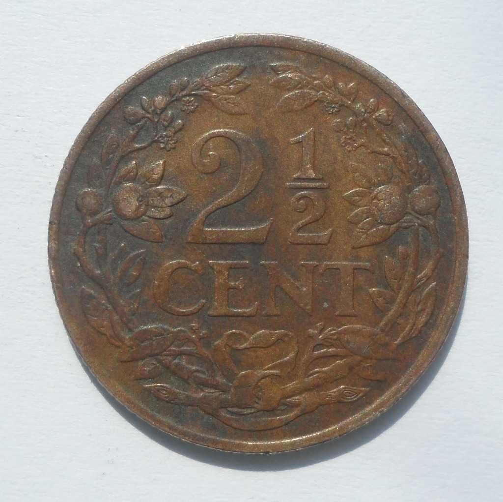 Curacao Antyle Holenderskie  2 1/2 centa 1948r.Stan!