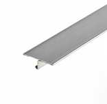 Listwa T (teownik) 14mm STAL [srebro szczot] 240cm