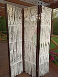 Parawan ze sznurków w stylu boho  handmade