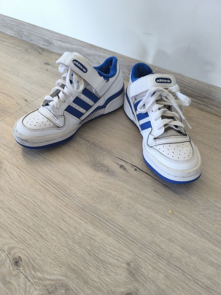 Adidas forum low niebieskie r.36