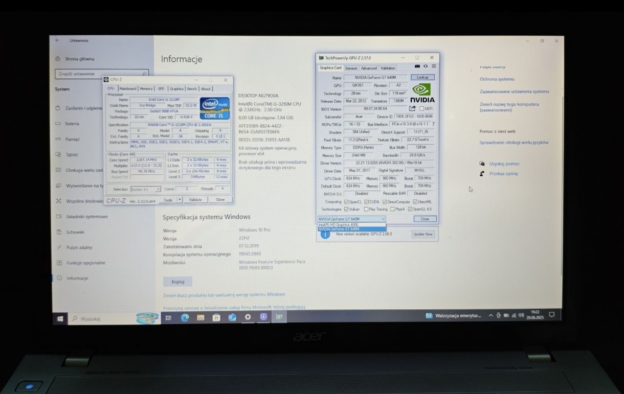 Acer Aspire V3-771G 17.3 Nvidia GT 640M 2GB Intel i5 3210M 8/256Gb SSD