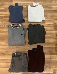 Conjunto roupa de homem: calças e camisolas