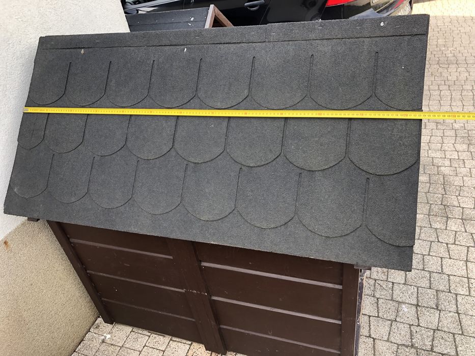 Duza buda dla psa drewniana, ocieplona