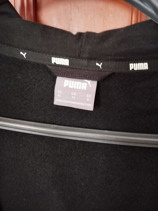 Худі Puma XL 54 56р оригінал світшот Кофта світер чорна тепла чоловіча