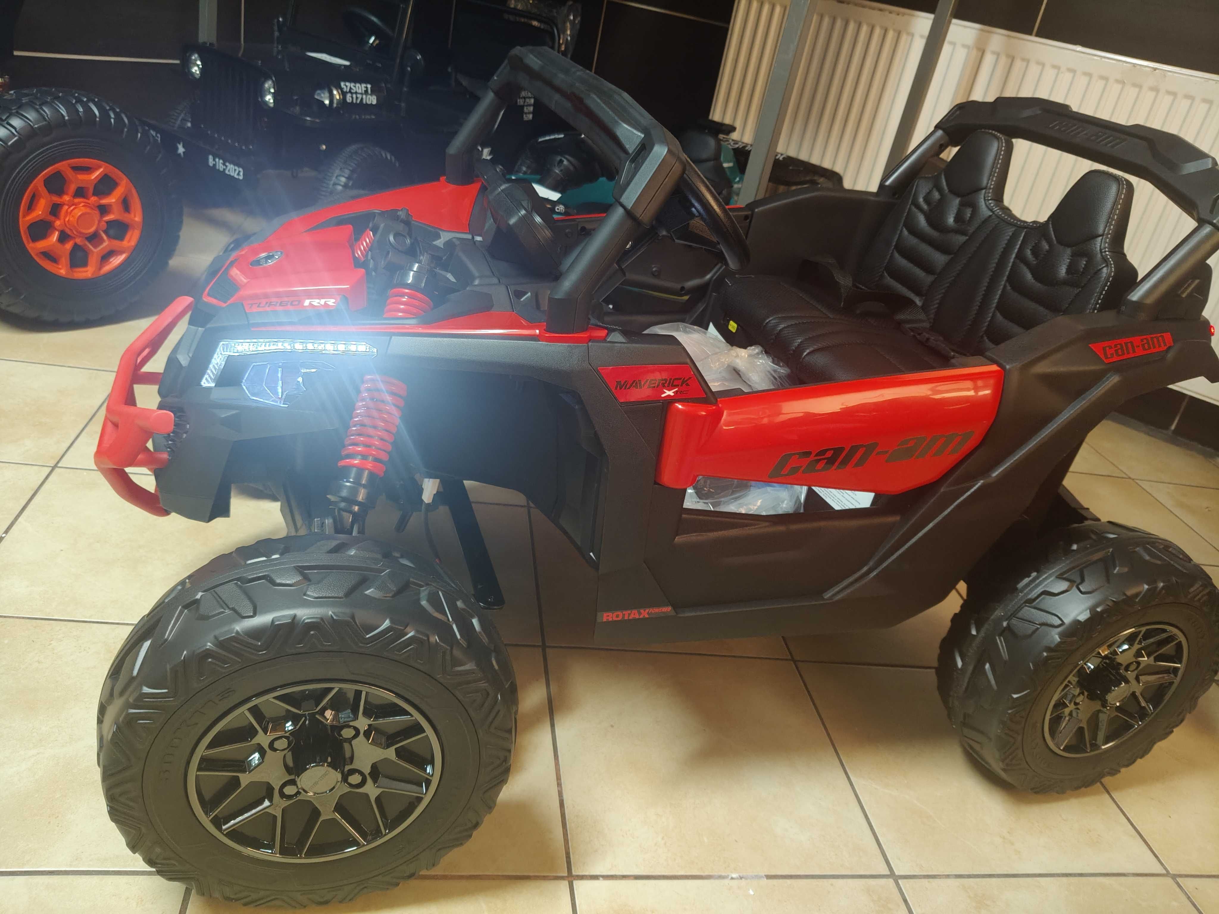 Samochód  Buggy ATV CAN-AM Maverick 4x200W na akumulator dla dzieci