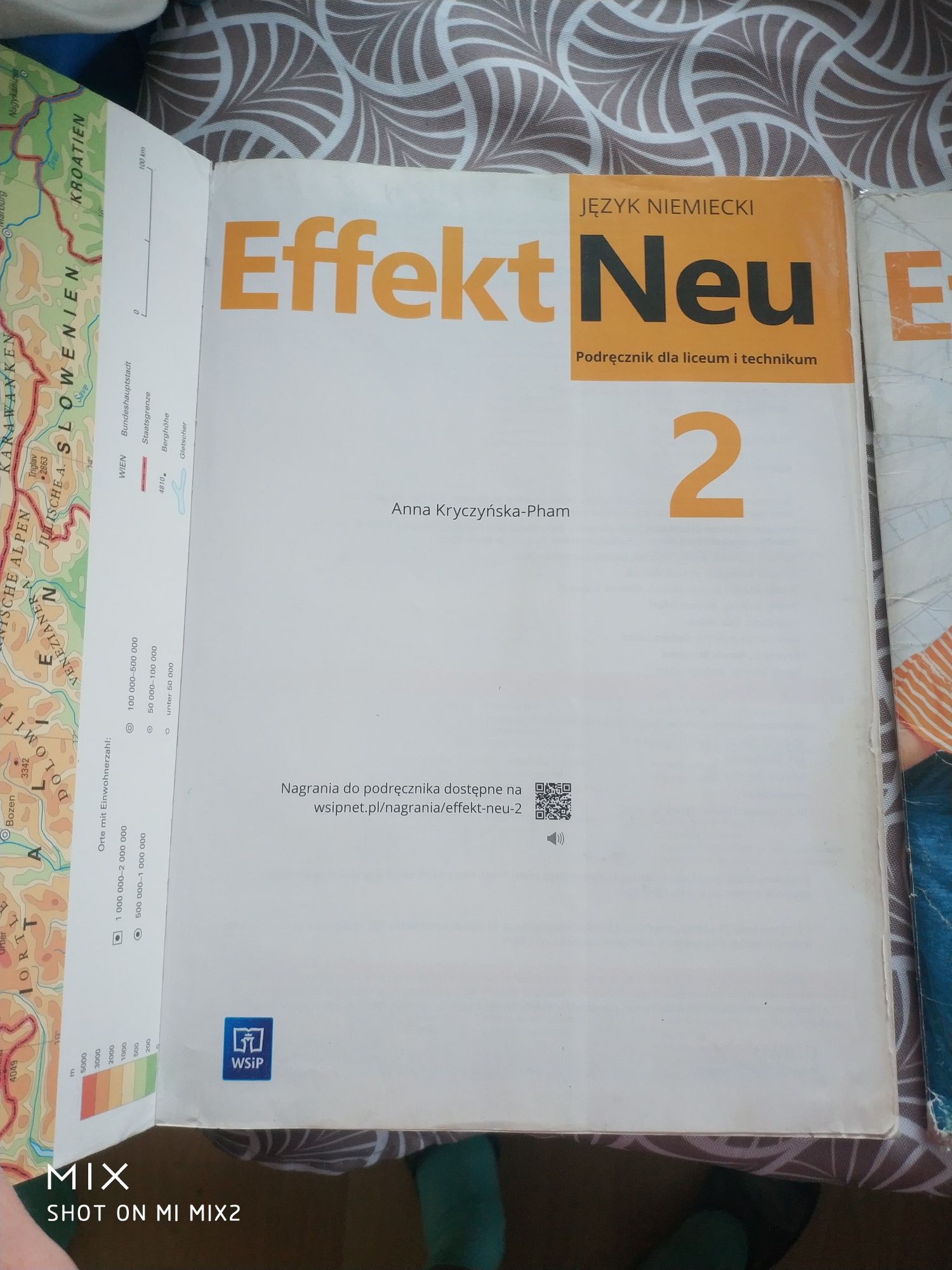 Zestaw podręcznik i ćwiczenia do j. Niemieckiego Effekt neu 2.