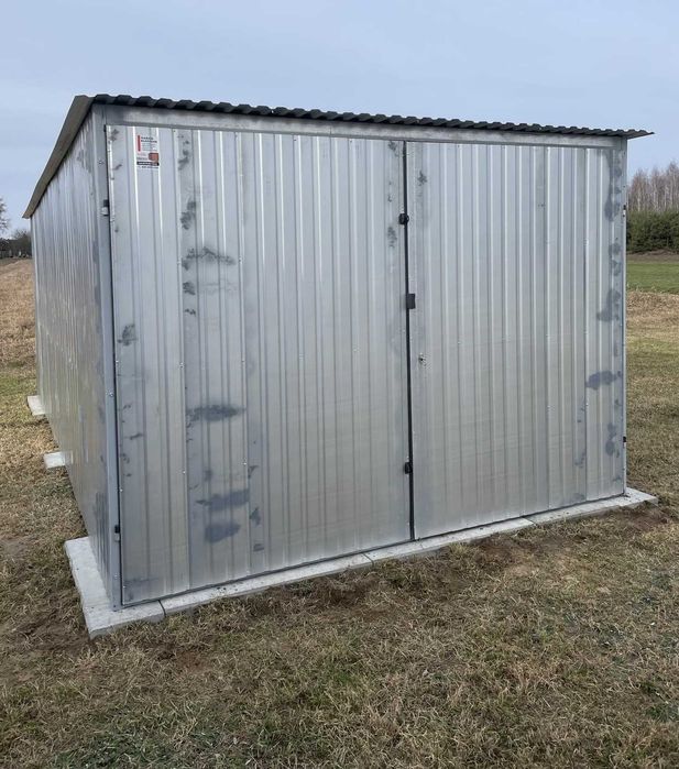 Garaż blaszany 3x5 - II gatunek STASZÓW