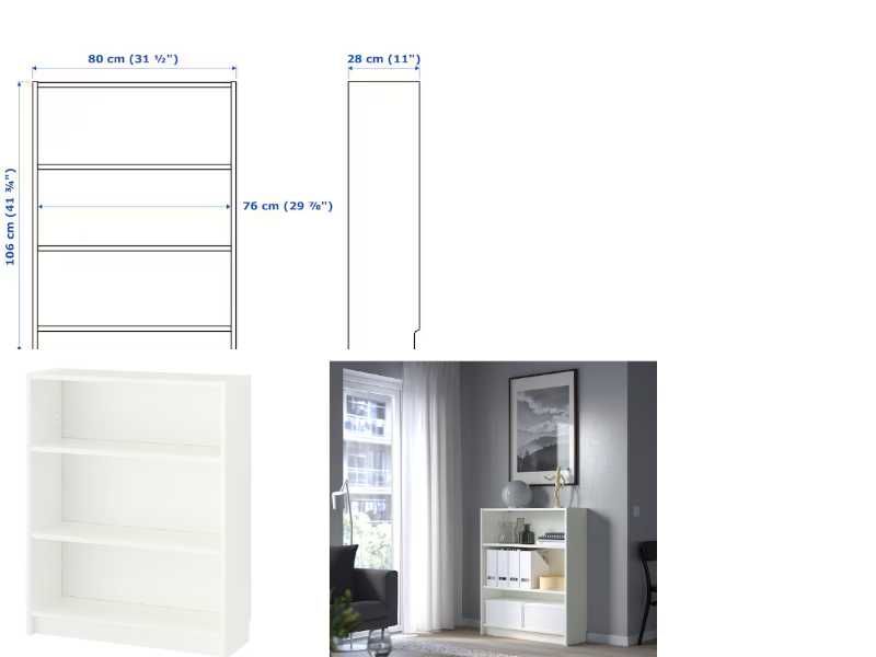 Estante BILLY IKEA 80x28x106cm