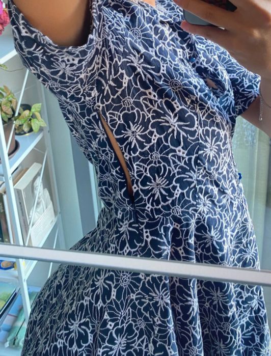 Vestido flores azul Globe