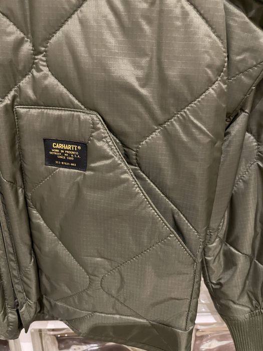 Blusão Bomber Newton Caqui Homem - Carhartt Wip