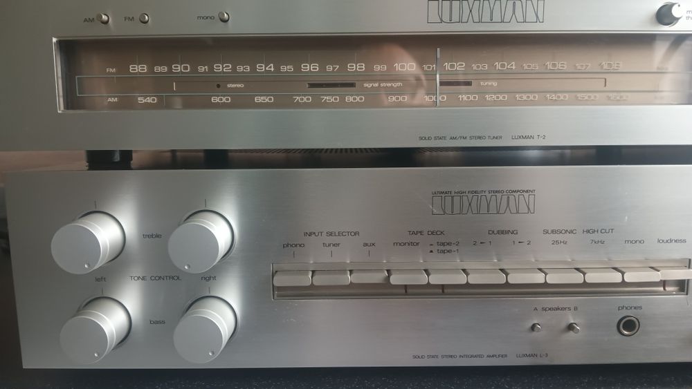 Zestaw Luxman , Modele L-3 oraz T2