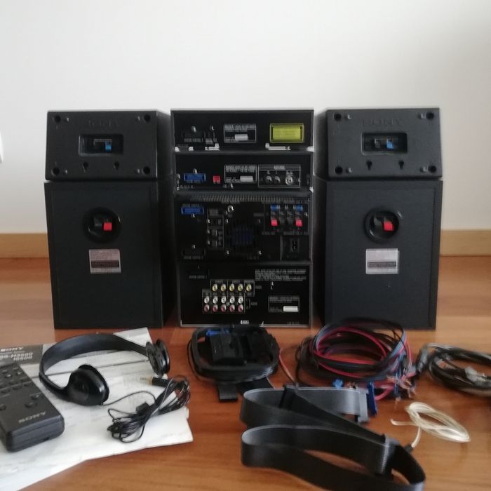 Aparelhagem Sony MHC6600 e colunas SS-H6600, de 1991