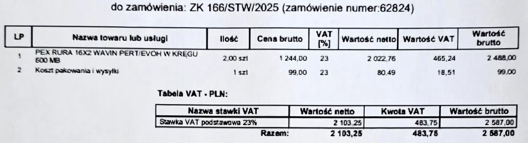 Wavin 16/2 kameleon do ogrzewania podlogowego