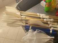 6 pares de remos