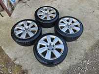 Koła felgi 17" aluminiowe z oponami zimowymi oryginał audi 225/45 R17