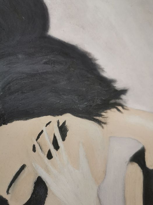 Obraz olej na płótnie Płacząca Wróżka Ballerina 70x100