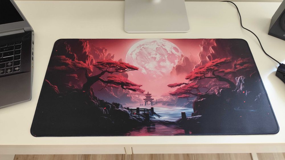 Podkładka Pod Mysz Myszkę Dla Graczy Japoński krajobraz 30x60cm
