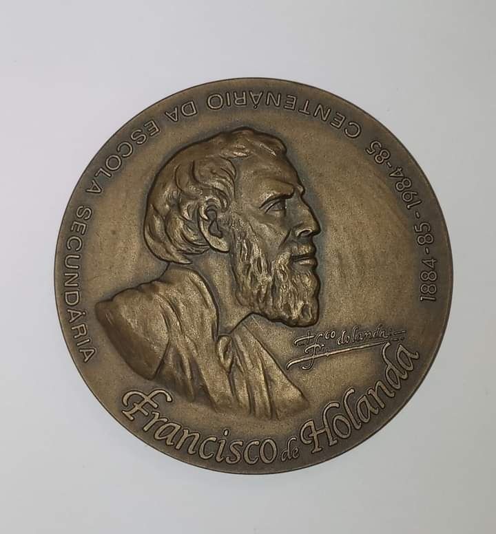 Medalha - Centenário Escola Sec Francisco Holanda - Guimarães