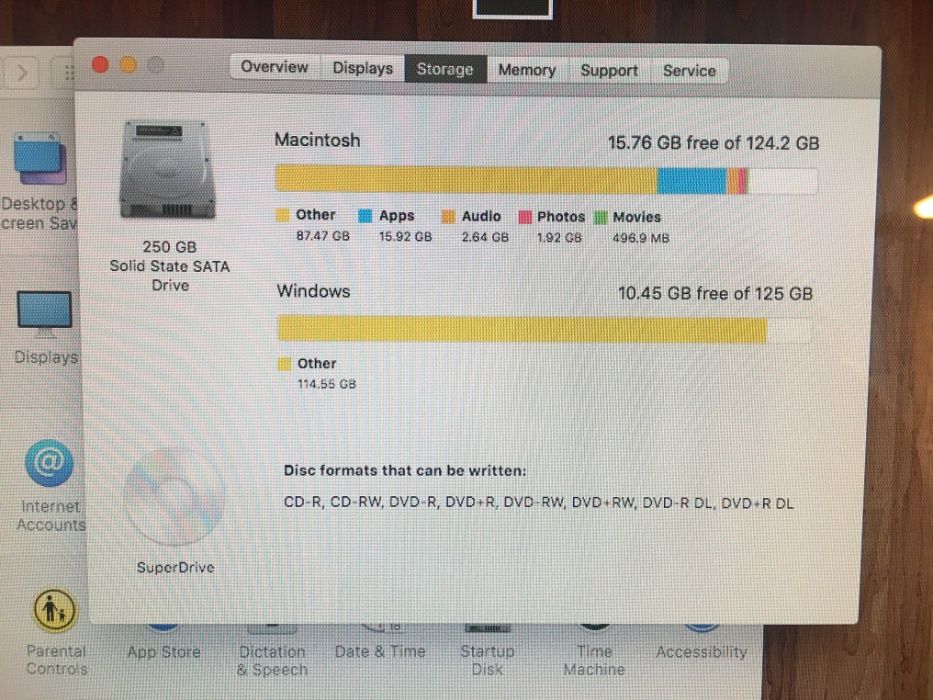 Apple iMac 20" 2008 на SSD 256Gb