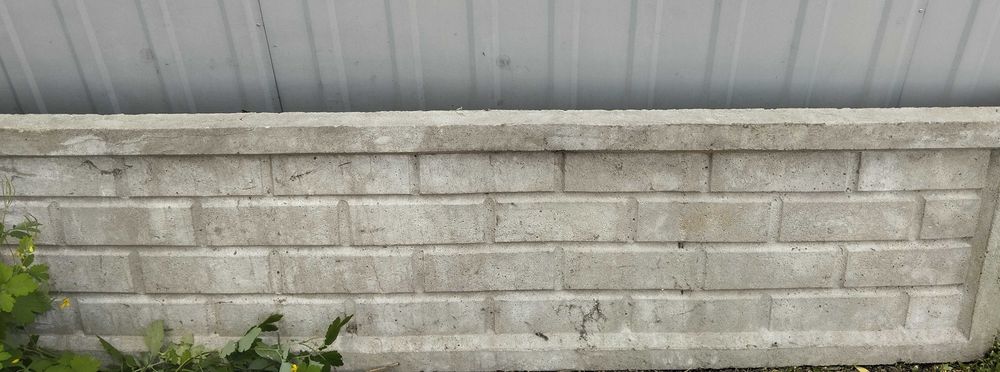 ogrodzenie betonowe przęsło