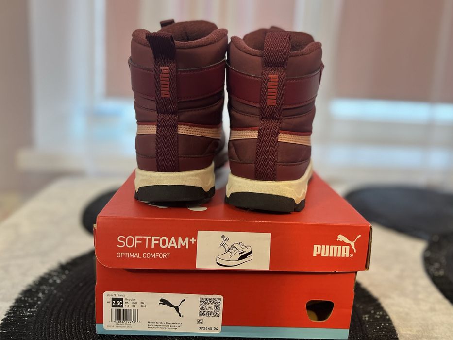 Puma дитячі зимові чоботи puma 34 розмір чоботи