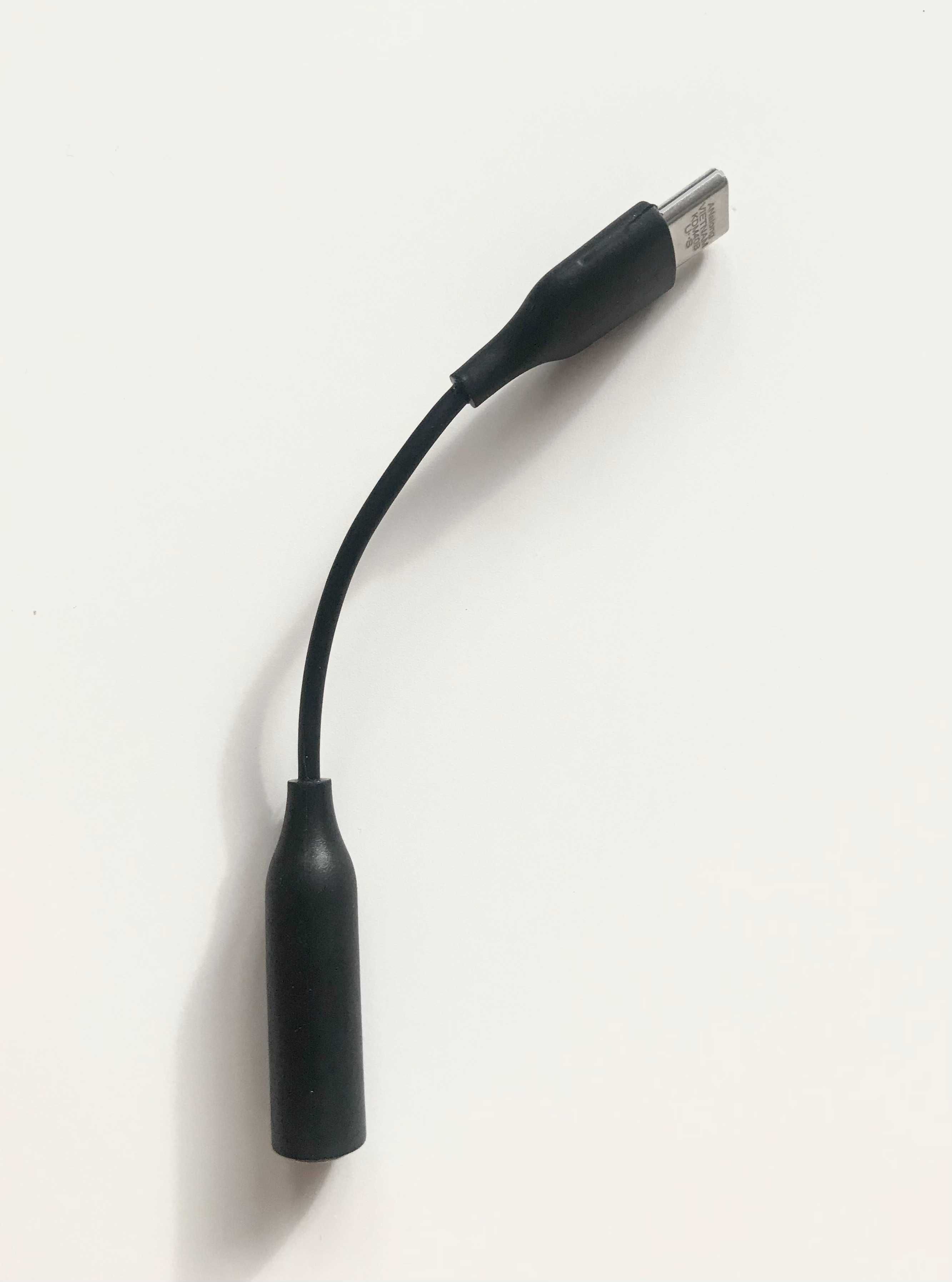 Kabel Przejściówka USB-C na AUX Adapter do Samsunga Typu C 3,5mm Jack