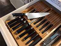 Bambusowy organizer na noże do szuflady