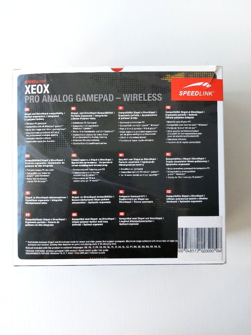 Самый точный беспроводной геймпад Speedlink Xeox Pro Analog Gam