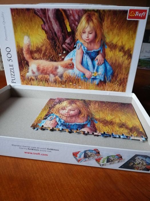 Puzzle TREFL 500 Center of attention - Jim Daly kompletne