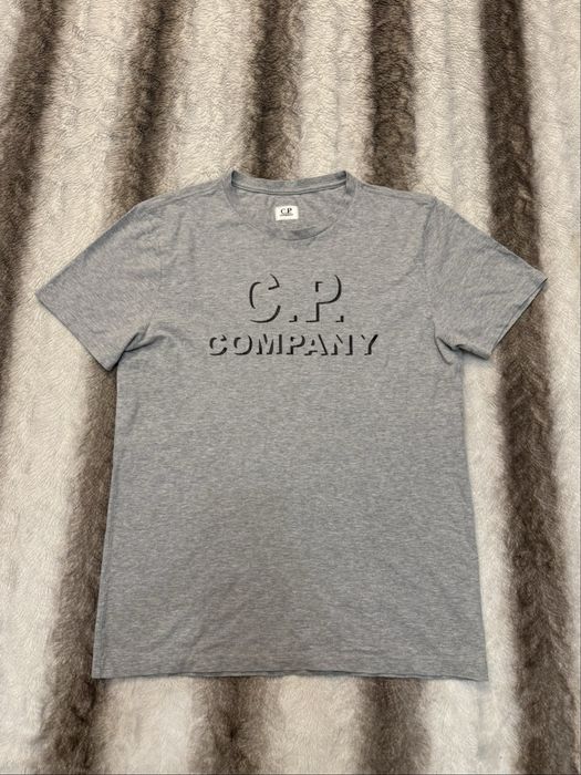 C.P. Company Grey Logo Tshirt Vintage size M koszulka szara