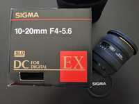 Sigma DC EX 10-20mm f4-5.6 SA mount
