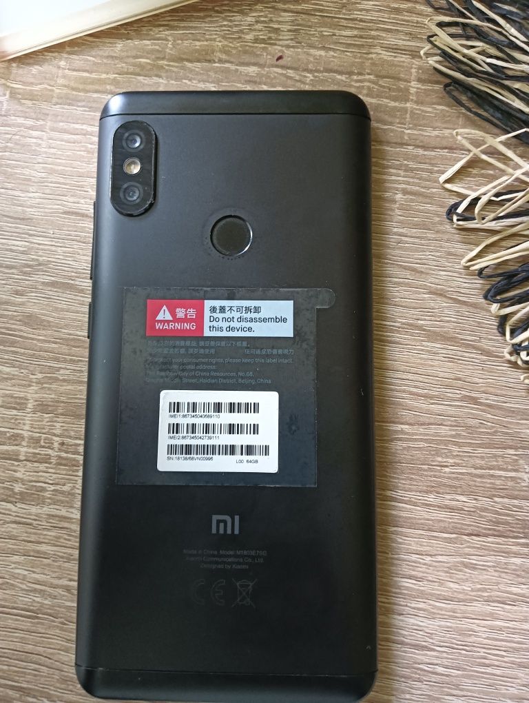 Xiaomi Redmi Note 5 z pamięcią wbudowaną 32GB.