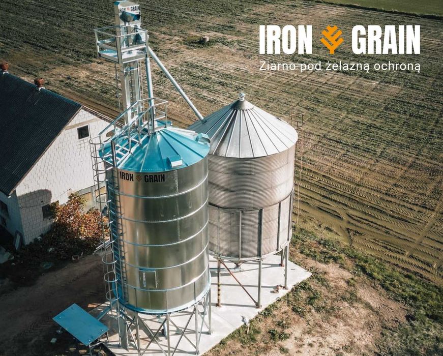 SILOSY zbożowe Lejowe Typu SL od 10T do 2000Ton Ocynk Polski producent