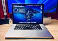 Macbook Pro 15cal 2012 mid, Intel  i7 2.3GHz, 12GB RAM, 256+500GB dysk