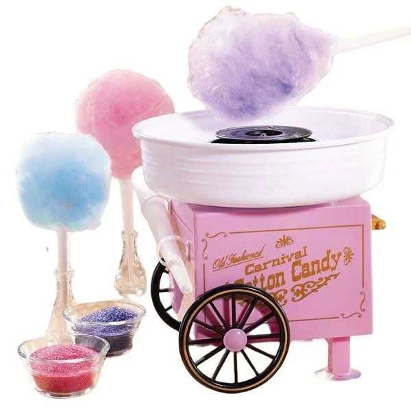 ХИТ! Аппарат для приготовления сахарной ваты на колесиках Candy Maker
