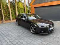 Audi A4 skóra/alkantara, eibach pro kit, rotory 19"
