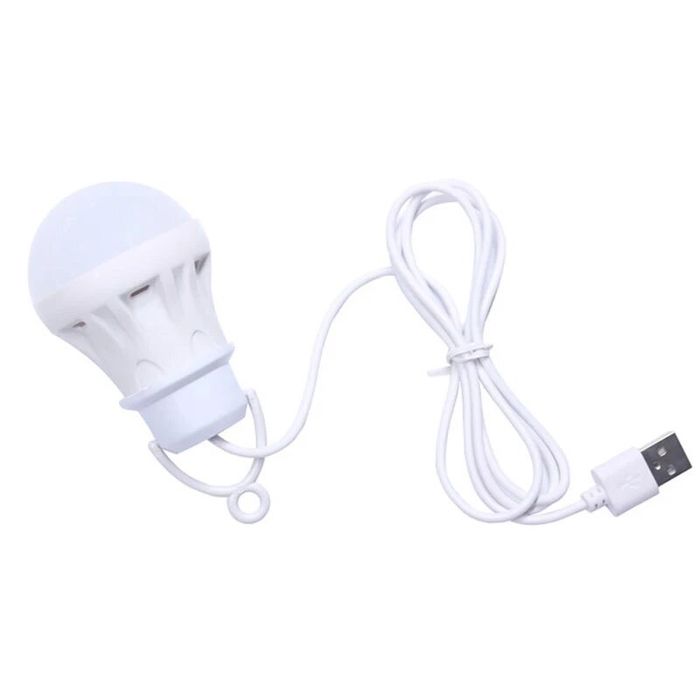 USB LED ліхтарик, лампочка, від Power-Bank.