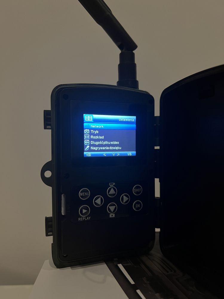 Fotopułapka FullHD 4G LTE kamera leśna podgląd powiadomieniami