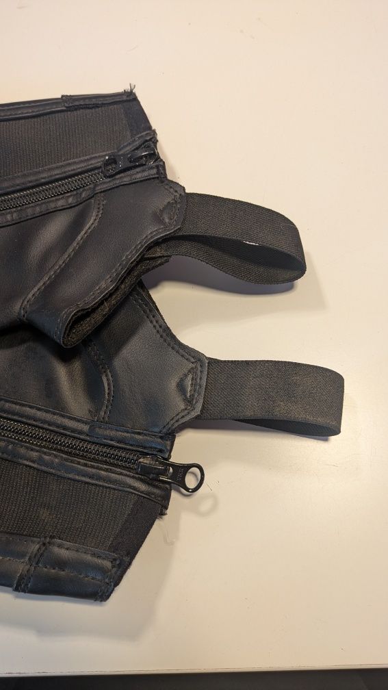 Czapsy jeździeckie classic materiał syntetyczny
