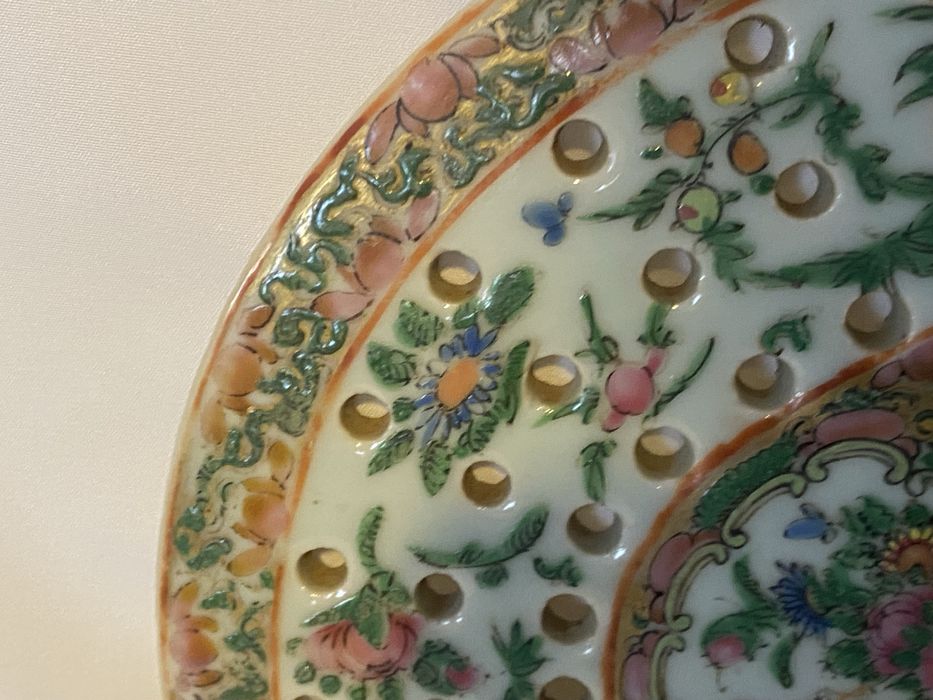 Grelha de travessa peixe em porcelana da china