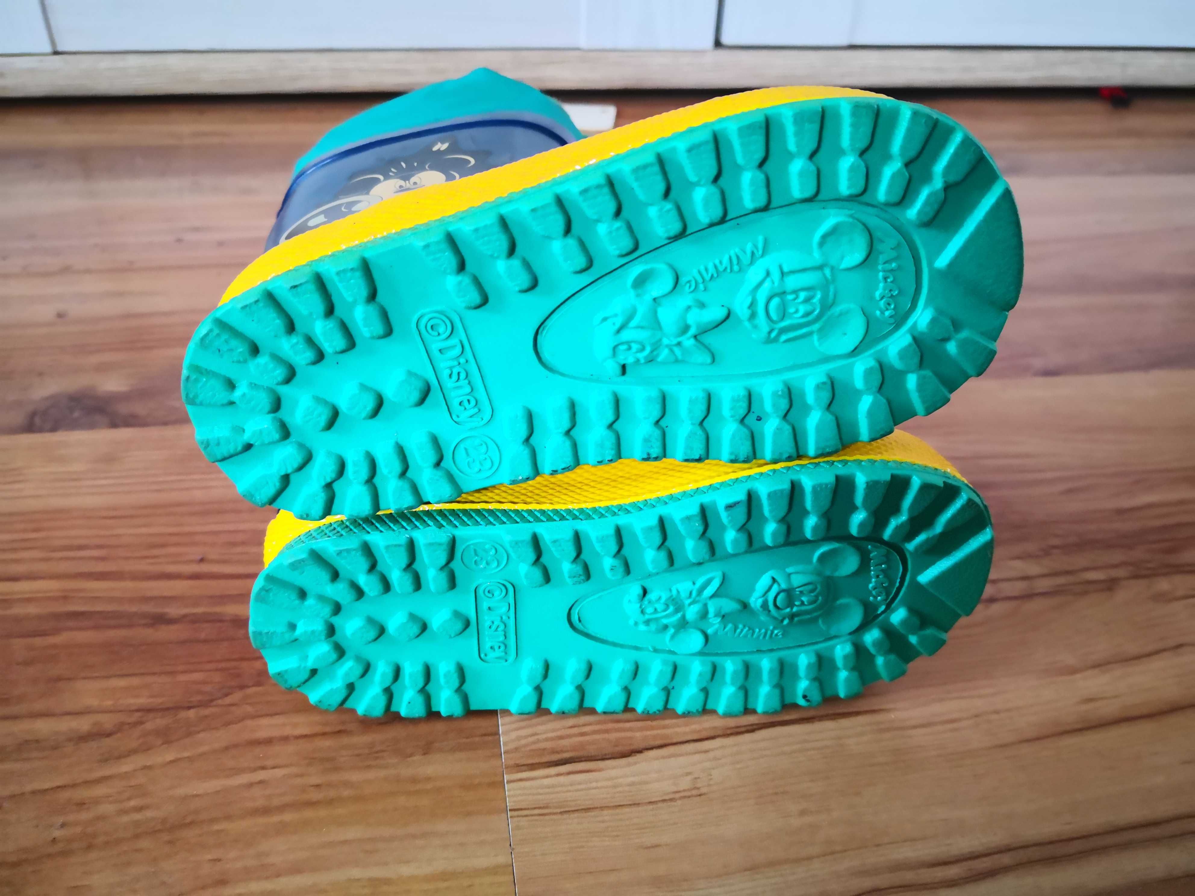 Kalosze dla chlopca 23 wkładka 15cm