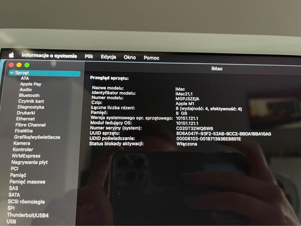 Apple iMac 24 cale M1 8GB 500GB