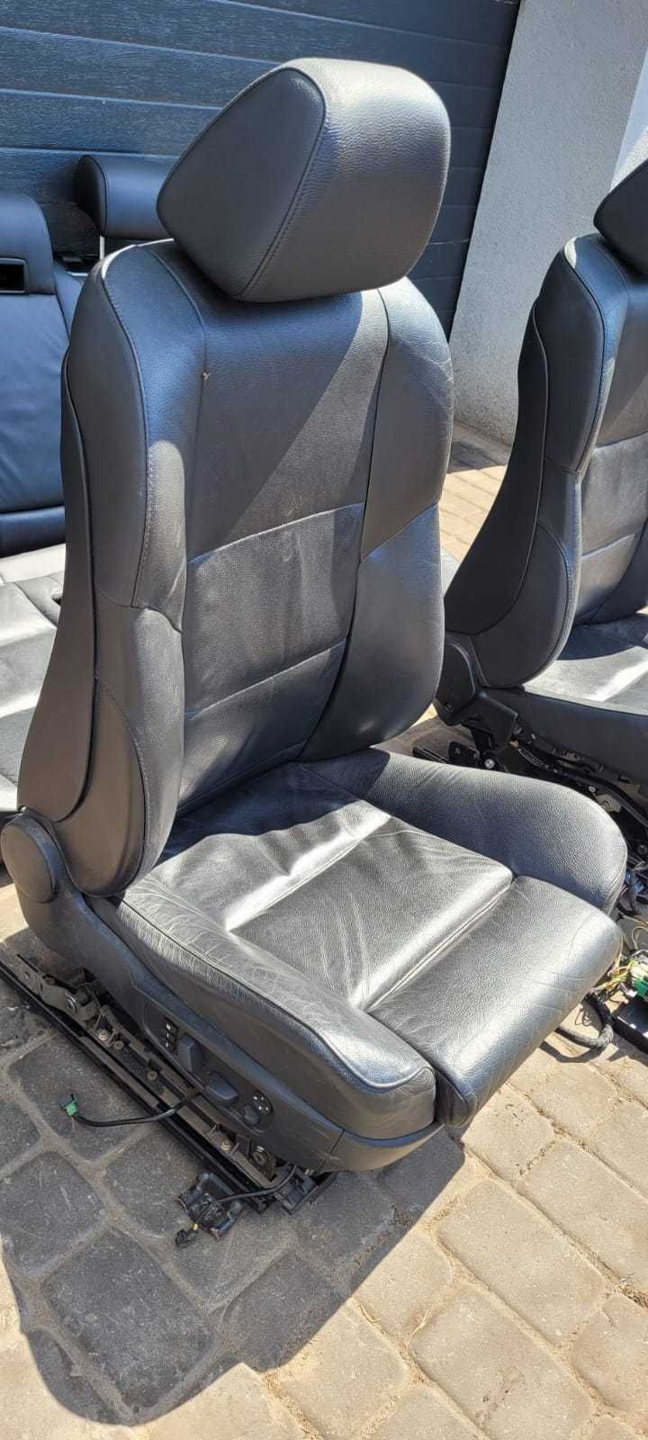 Fotele skóry sport grzana kanapa BMW E61